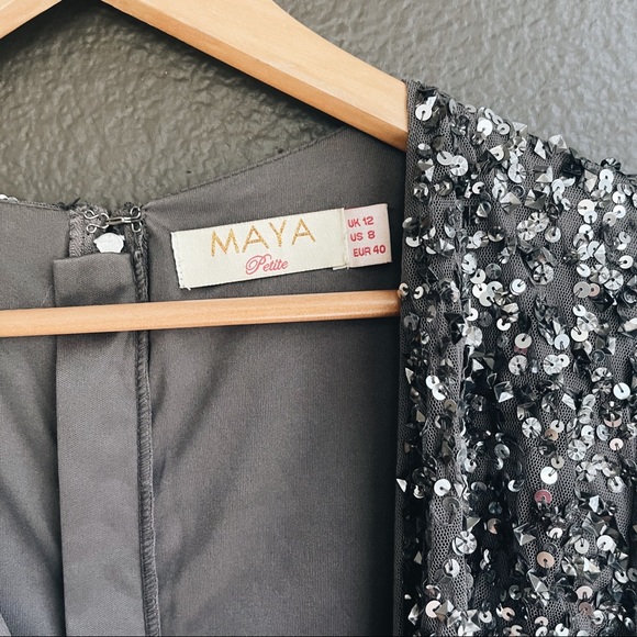 ASOS - Maya Petite Long Sleeve Maxi Dress - Picture 5 of 5